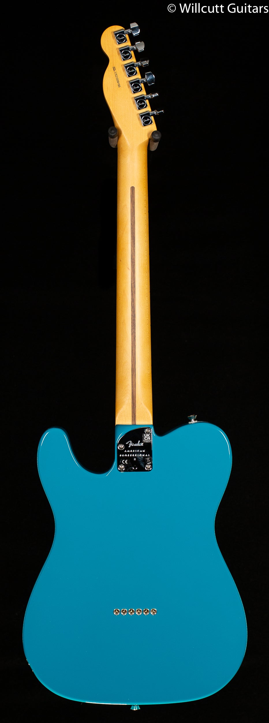 Fender American Professional II Telecaster Miami Blue Maple Fingerboard (193)