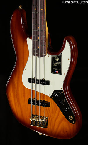 Fender 75th Anniversary Commemorative Jazz Bass Rosewood Fingerboard 2-Color Bourbon Burst Bass Guitar