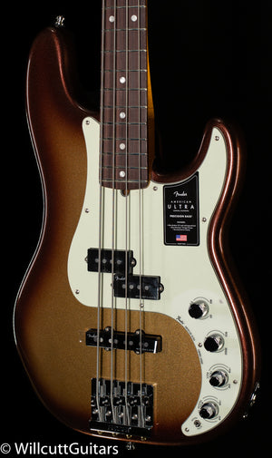 Fender American Ultra Precision Bass Rosewood Fingerboard Mocha Burst (379)