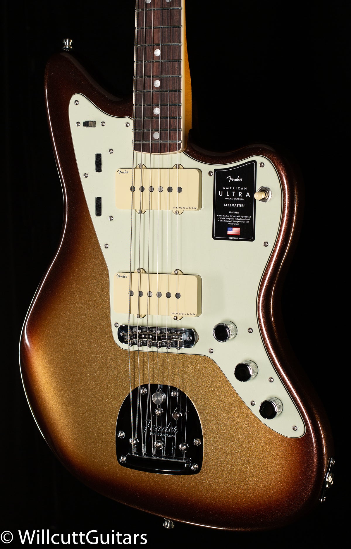 Fender American Ultra Jazzmaster Rosewood Fingerboard Mocha Burst (936)