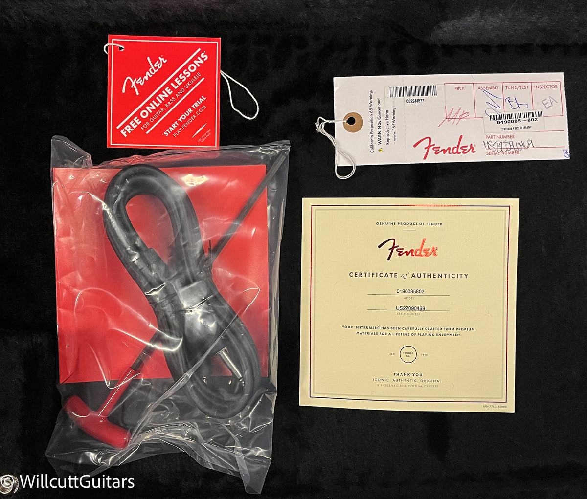 Fender Tony Franklin Fretless Precision Bass Ebony Fingerboard Lake Placid Blue (469)
