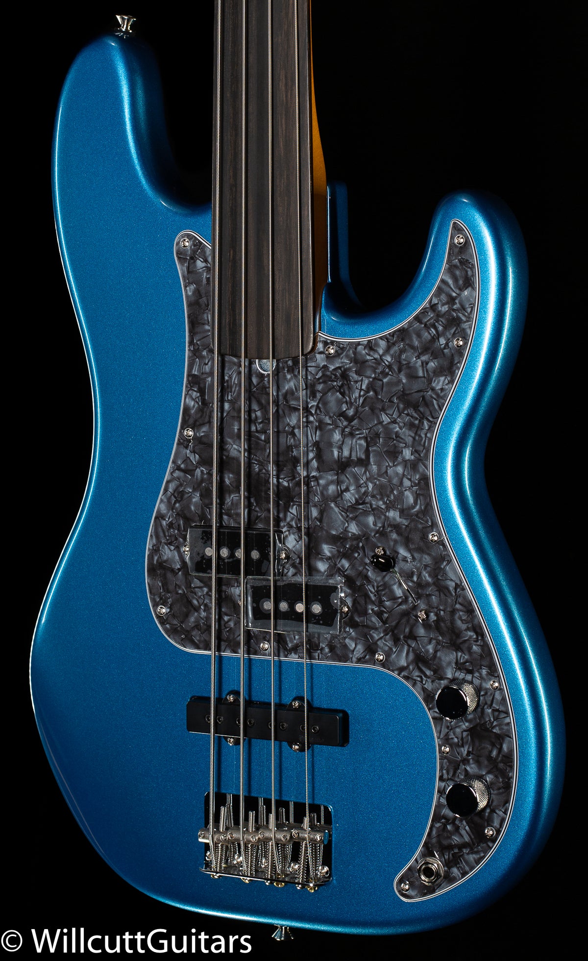 Fender Tony Franklin Fretless Precision Bass Ebony Fingerboard Lake Placid Blue (343)