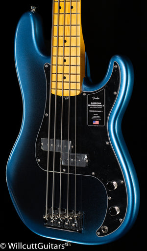 Fender American Professional II Precision Bass V Maple Fingerboard Dark Night (477)
