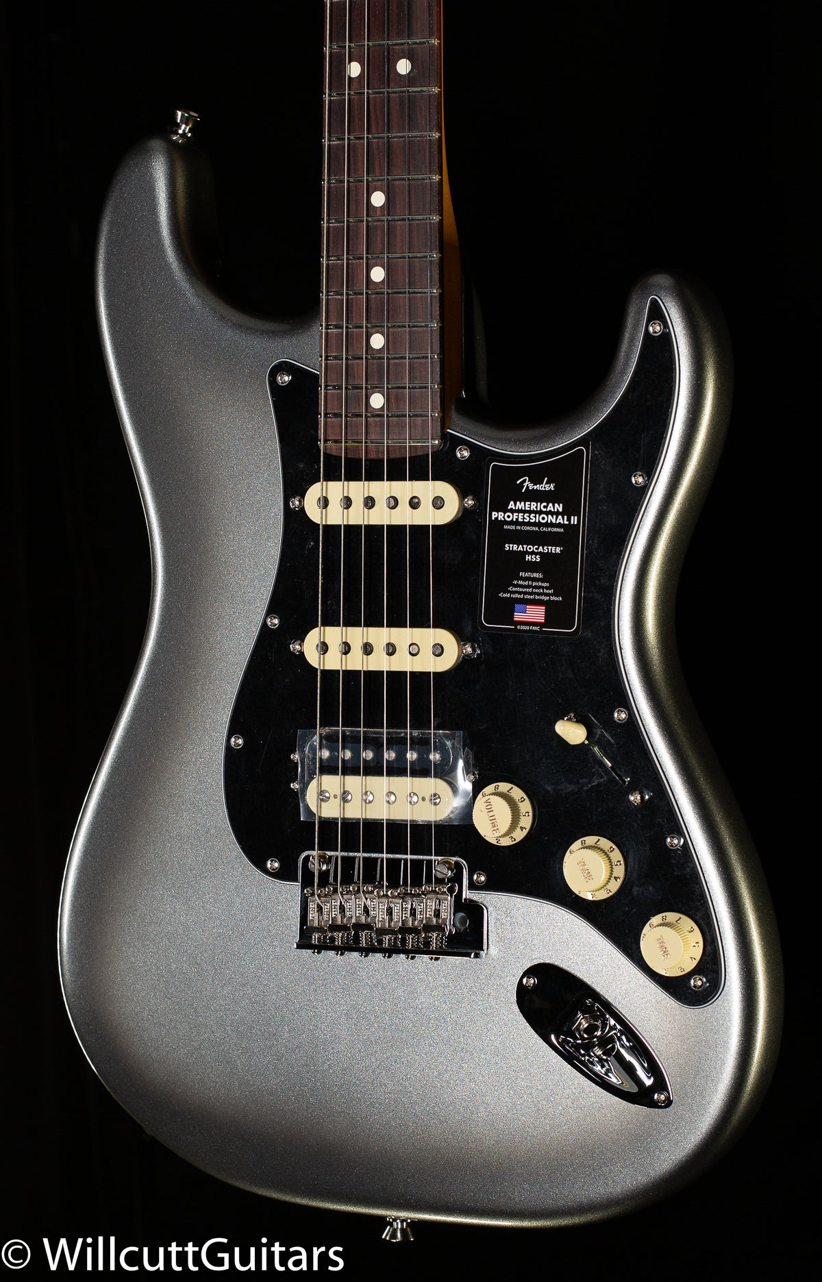 Fender American Professional II Stratocaster HSS Rosewood Fingerboard Mercury (026)