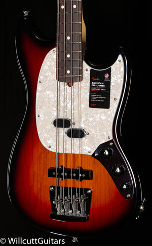 Fender American Performer Mustang Bass Rosewood Fingerboard 3-Color Sunburst (534)