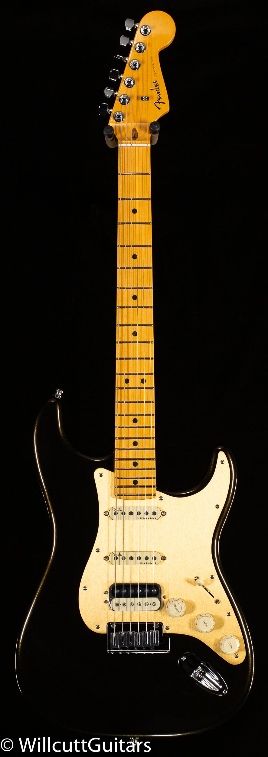 Fender American Ultra Stratocaster HSS Maple Fingerboard Texas Tea