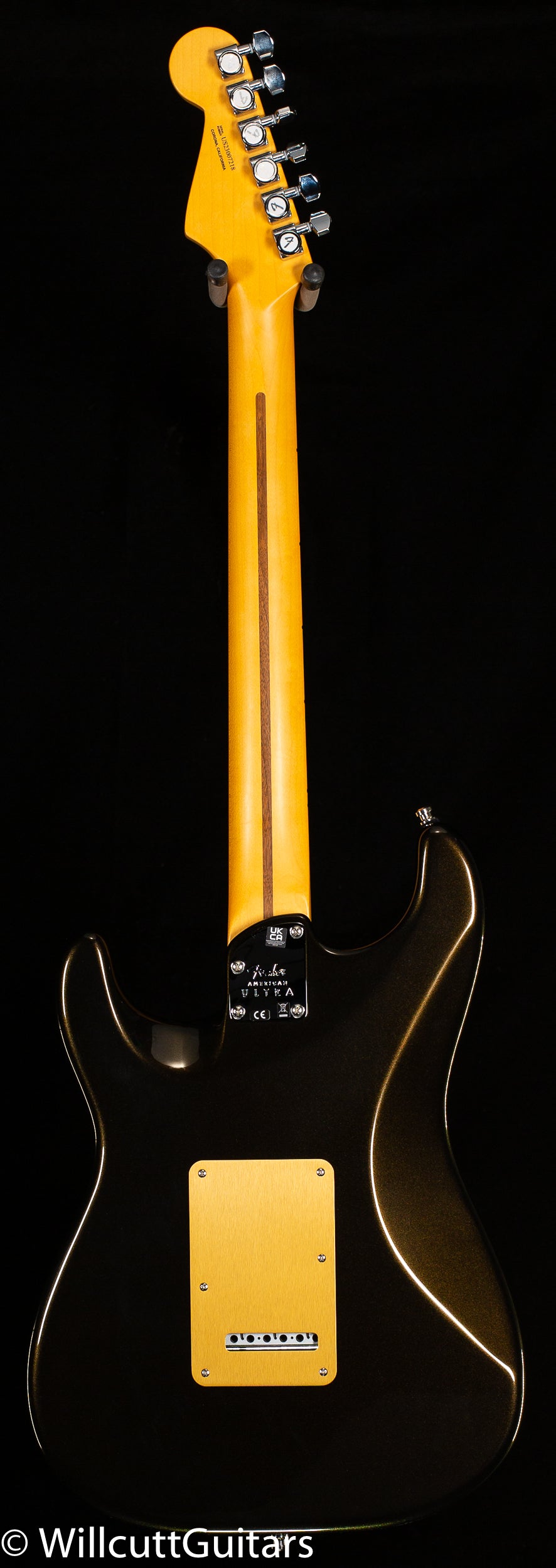 Fender American Ultra Stratocaster HSS Maple Fingerboard Texas Tea (218)