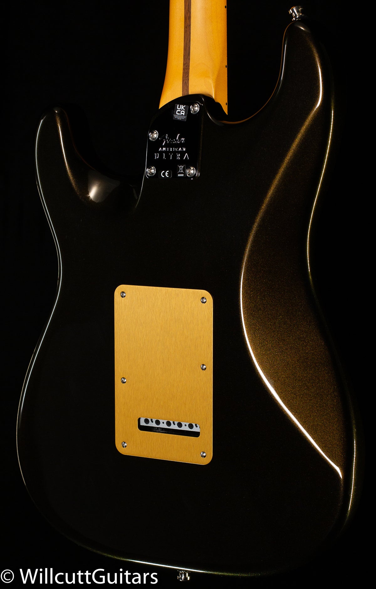 Fender American Ultra Stratocaster HSS Maple Fingerboard Texas Tea (218)