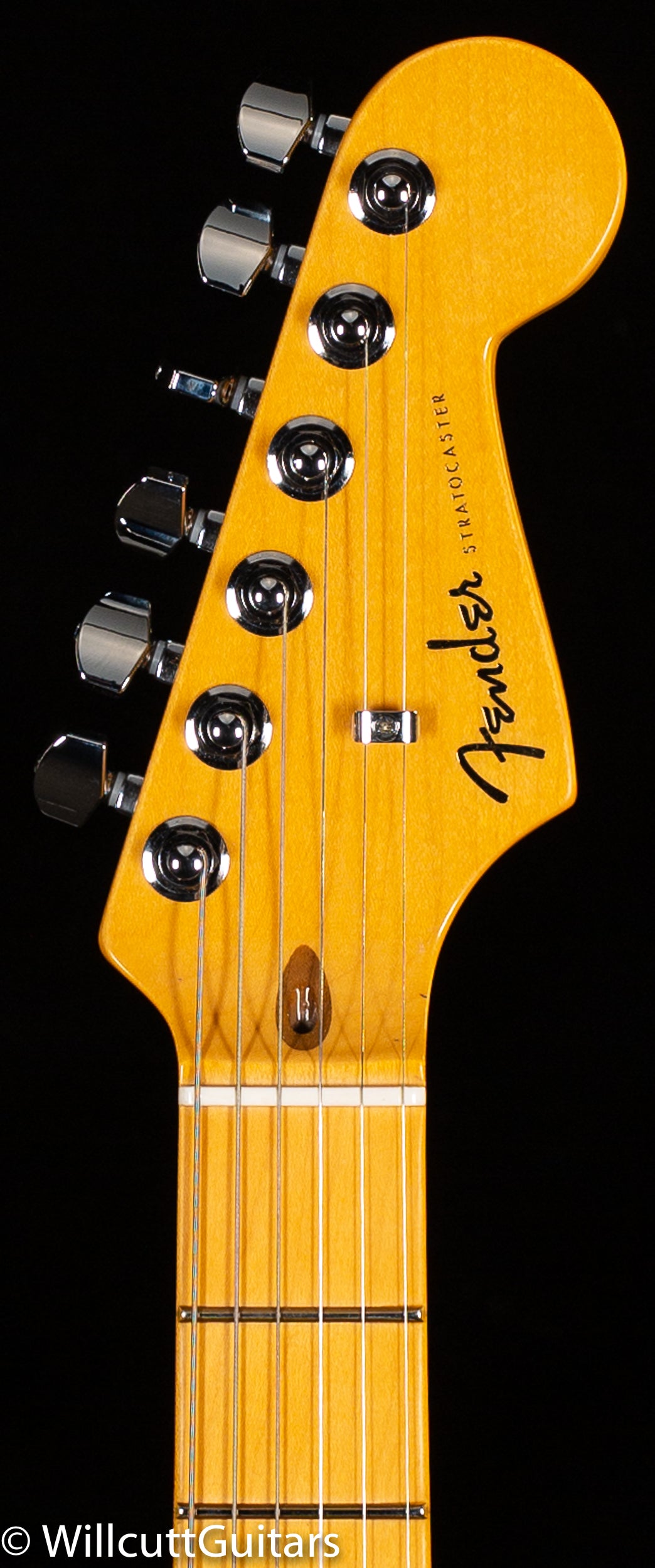 Fender American Ultra Stratocaster HSS Maple Fingerboard Texas Tea