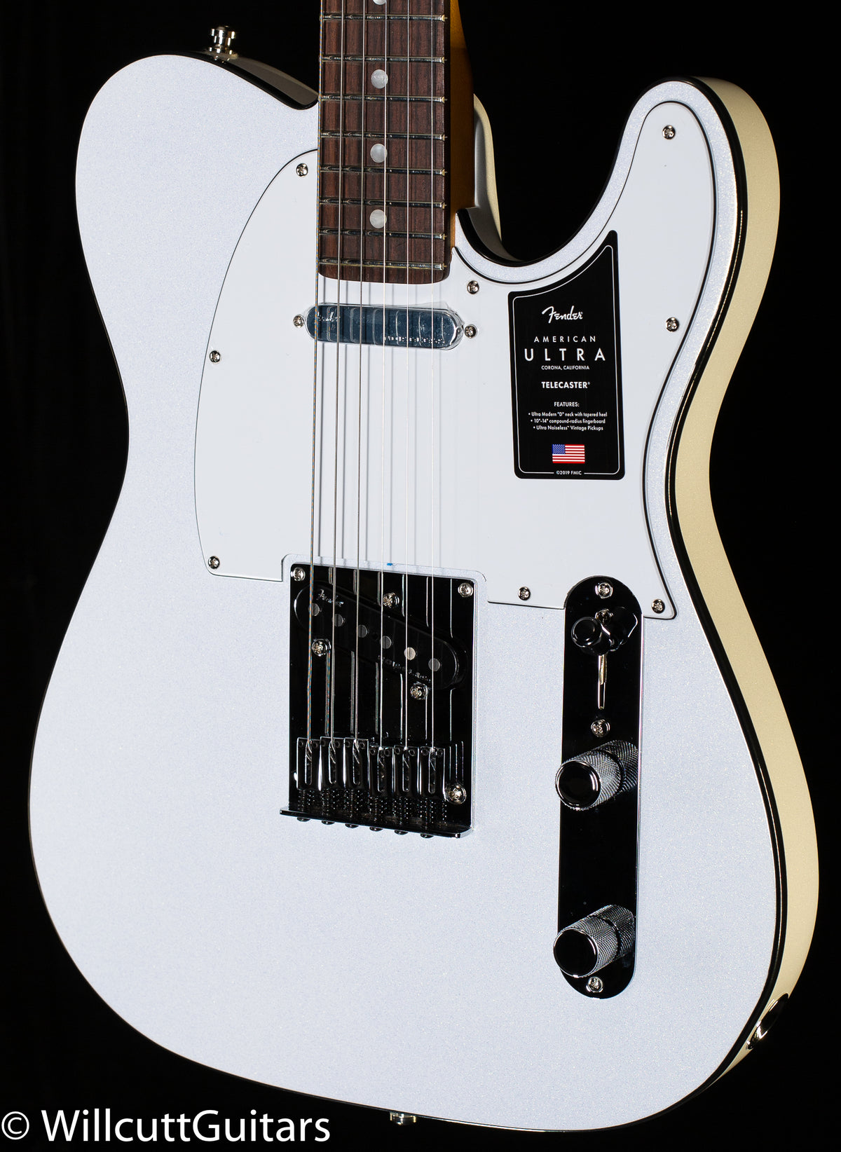 Fender American Ultra Telecaster Rosewood Fingerboard Arctic Pearl (135)