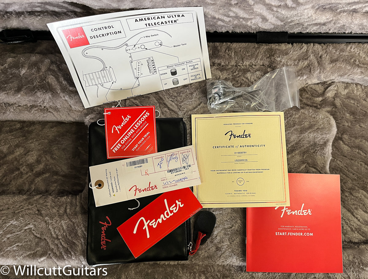Fender American Ultra Telecaster Rosewood Fingerboard Arctic Pearl (135)