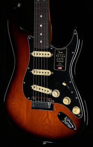 Fender American Ultra Luxe Stratocaster Rosewood Fingerboard 2-Color Sunburst (088)