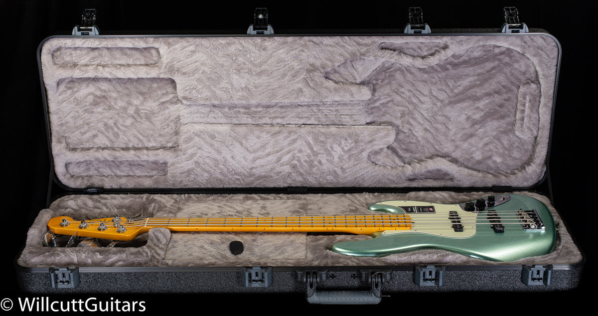 Fender American Professional II Jazz Bass V Maple Fingerboard Mystic Surf Green (398)