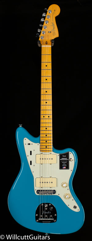 Fender American Professional II Jazzmaster Maple Fingerboard Miami Blue (974)