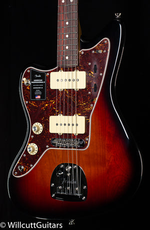 Fender American Professional II Jazzmaster Rosewood Fingerboard 3-Color Sunburst Lefty(543)
