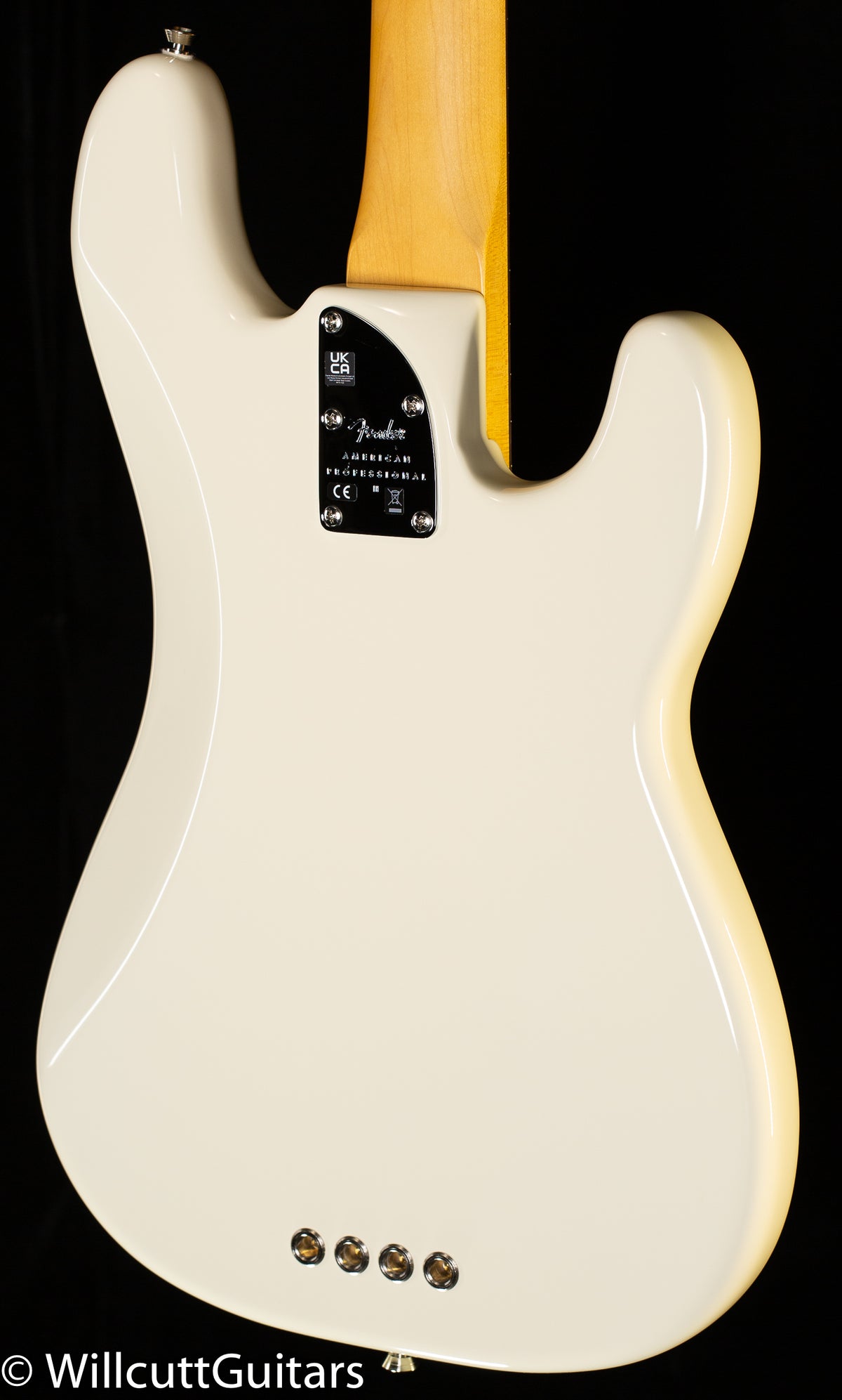 Fender American Professional II Precision Bass  Rosewood Fingerboard Olympic White Lefty (803)