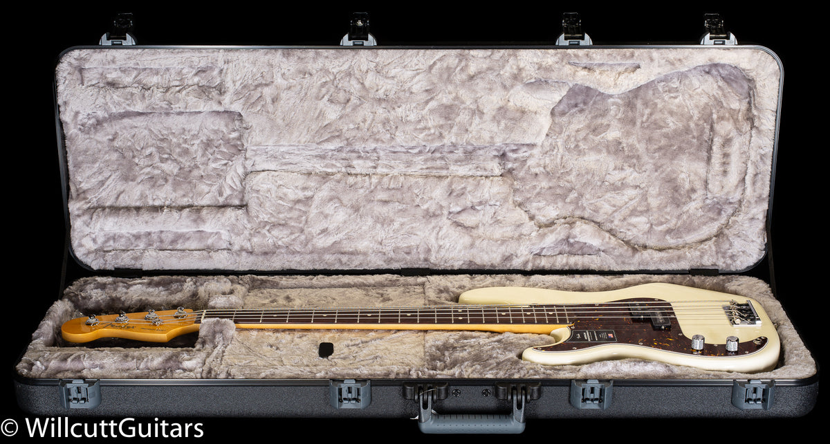 Fender American Professional II Precision Bass  Rosewood Fingerboard Olympic White Lefty (803)