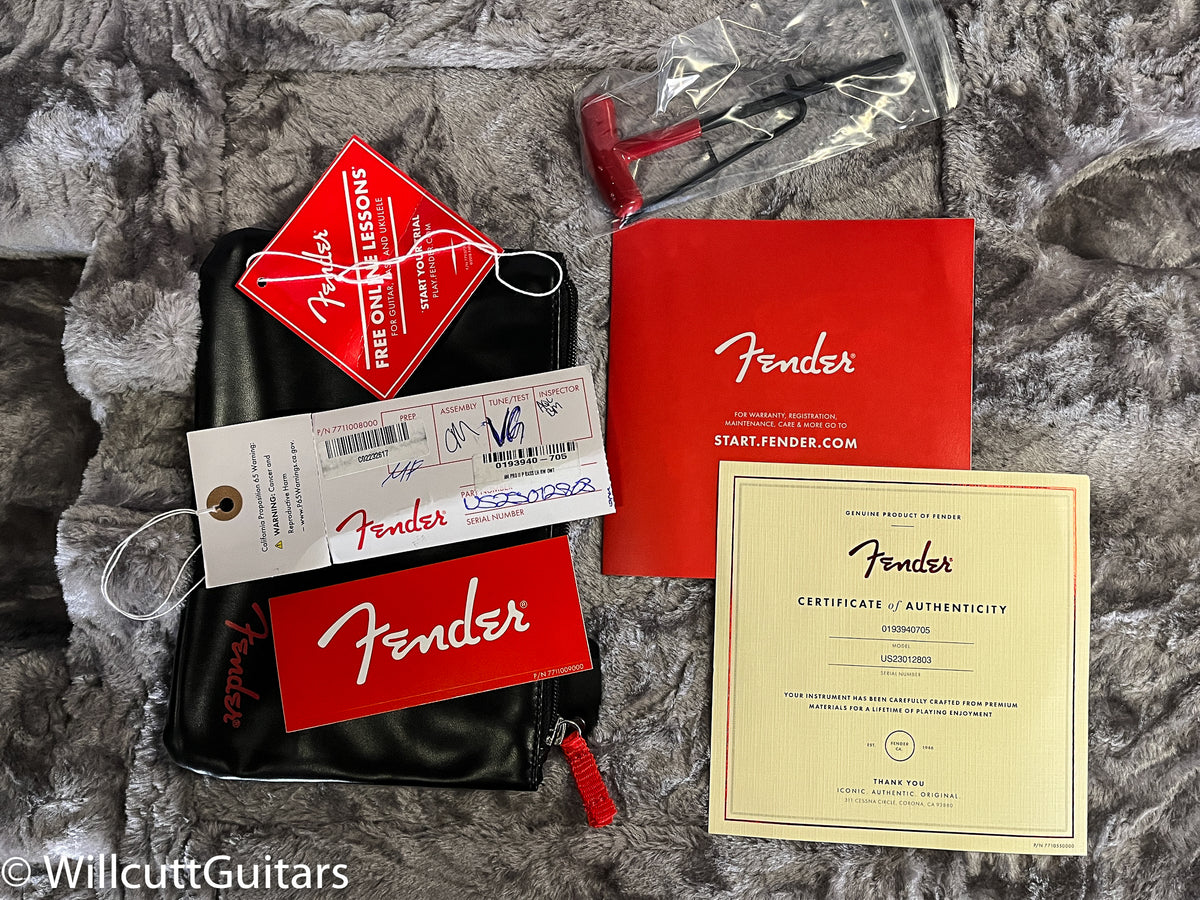 Fender American Professional II Precision Bass  Rosewood Fingerboard Olympic White Lefty (803)