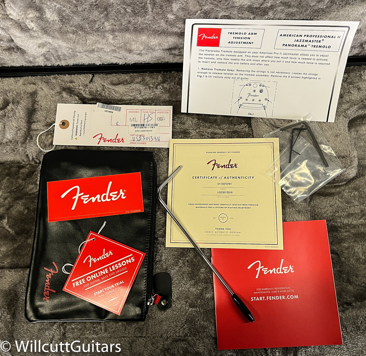 Fender American Professional II Jazzmaster Rosewood Fingerboard Dark Night (316)