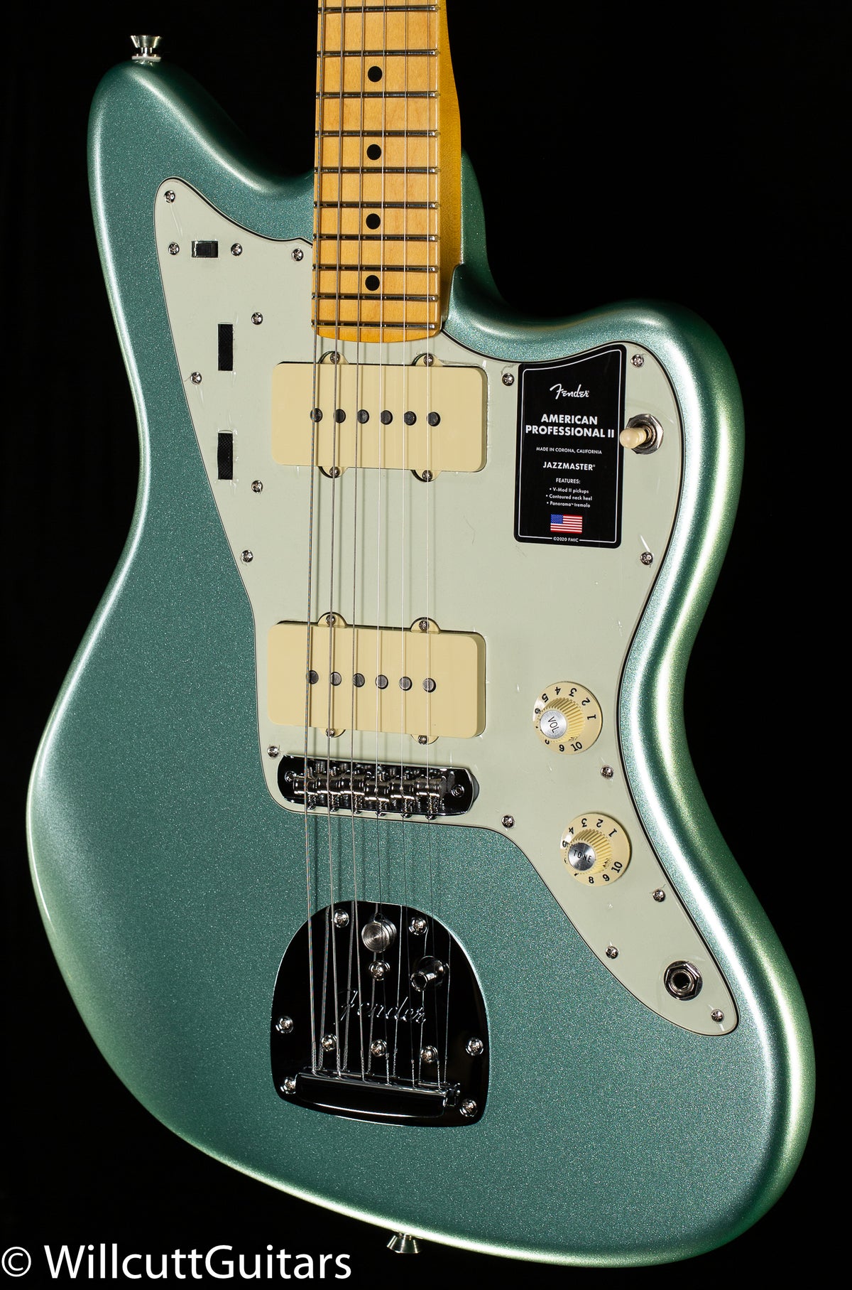 Fender American Professional II Jazzmaster Maple Fingerboard Mystic Surf Green (417)