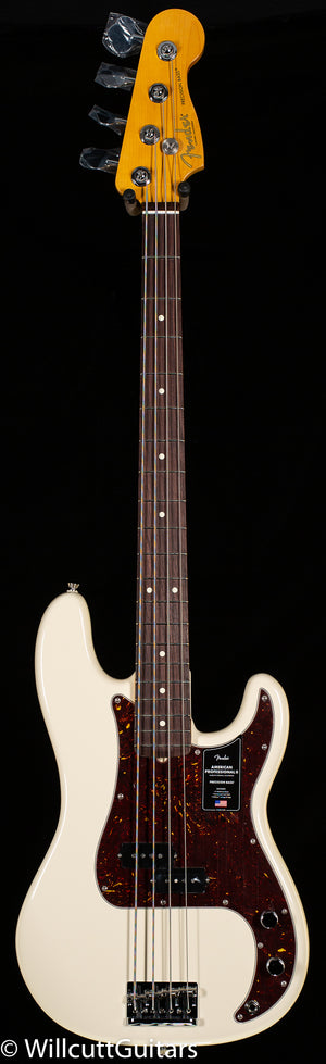 Fender American Professional II Precision Bass Rosewood Fingerboard Olympic White (513)