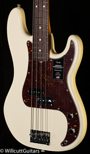 Fender American Professional II Precision Bass Rosewood Fingerboard Olympic White (513)