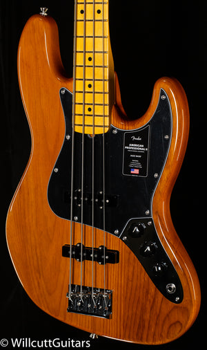 Fender American Professional II Jazz Bass Maple Fingerboard Roasted Pine (049)