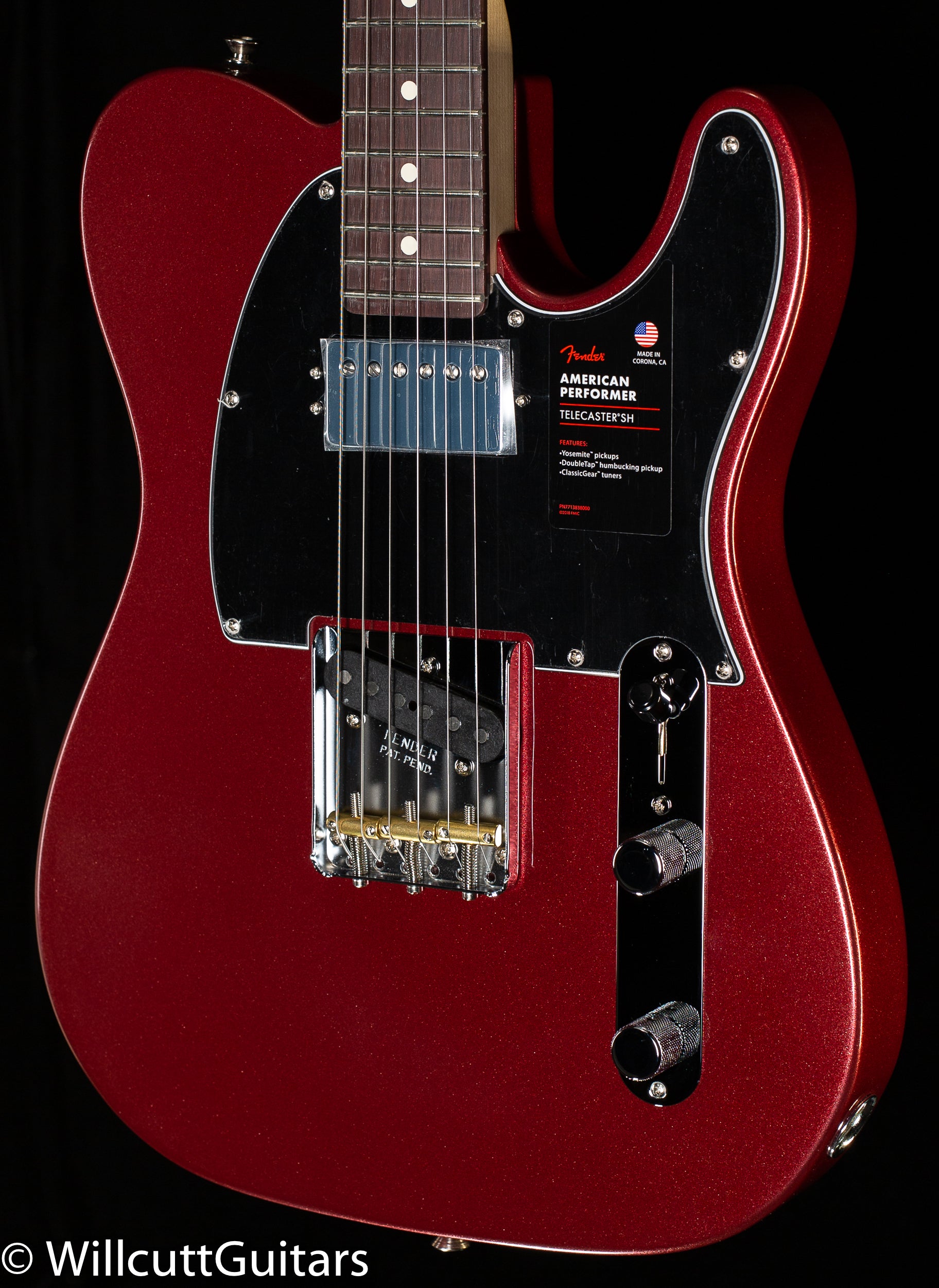 Fender American Performer Telecaster Hum Aubergine (000 