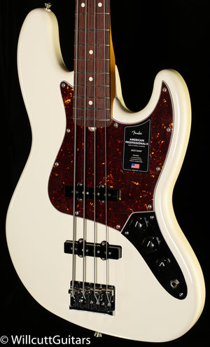 Fender American Professional II Jazz Bass Rosewood Fingerboard Olympic White (454)