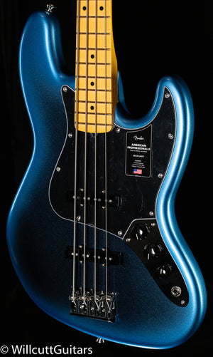 Fender American Professional II Jazz Bass, Maple Fingerboard, Dark Night (576)