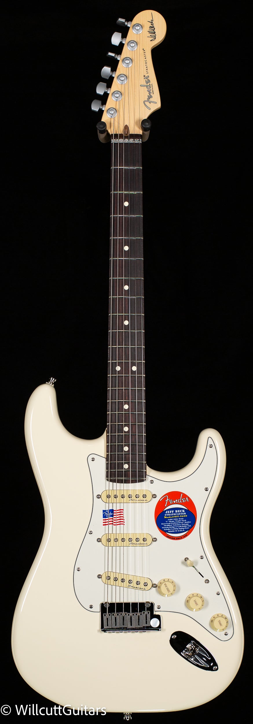 Fender Jeff Beck Stratocaster Rosewood Fingerboard Olympic White (292)