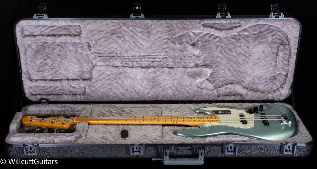 Fender American Professional II Jazz Bass Maple Fingerboard Mystic Surf Green (954)