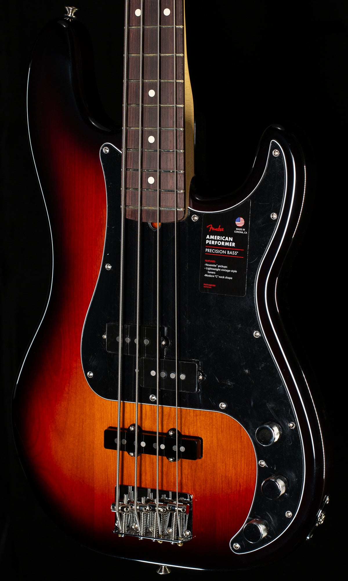 Fender American Performer Precision Bass 3-Color Sunburst (353)