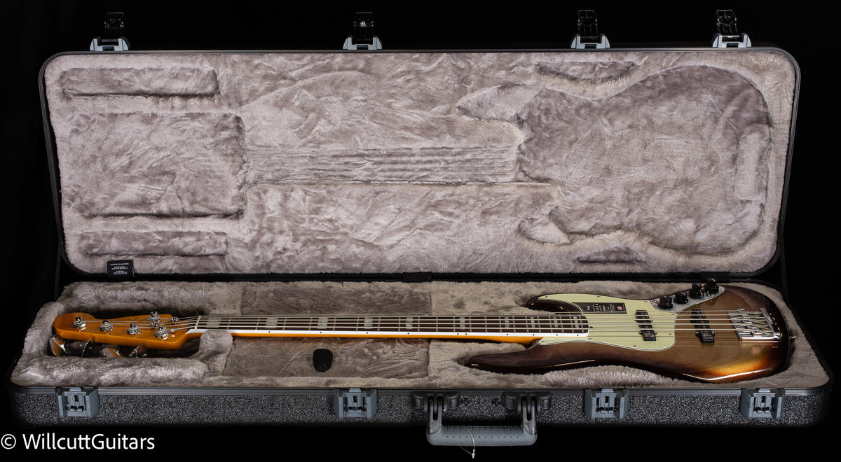 Fender American Ultra Jazz Bass V, Rosewood Fingerboard, Mocha Burst (771)