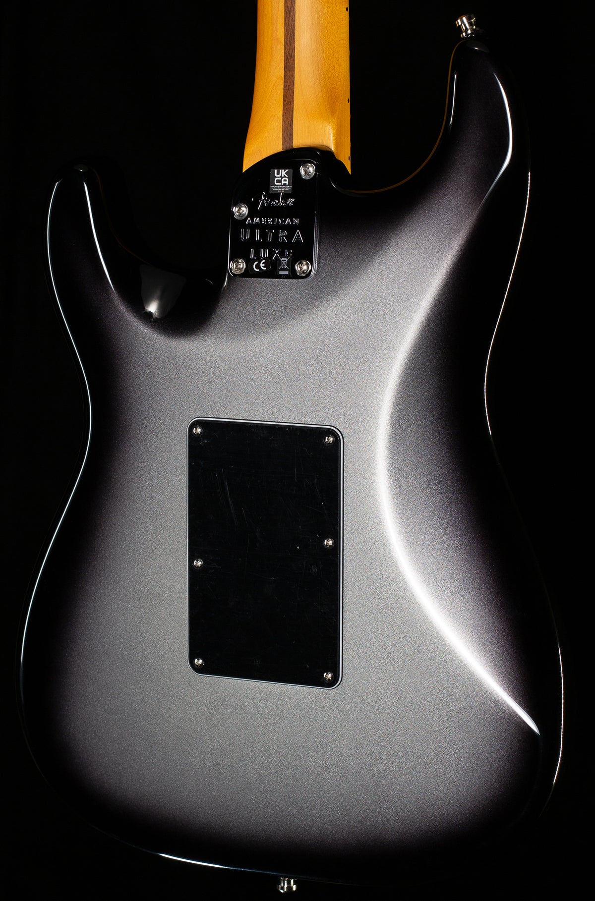 Fender American Ultra Luxe Stratocaster Floyd Rose HSS Maple Fingerboard Silverburst (854)