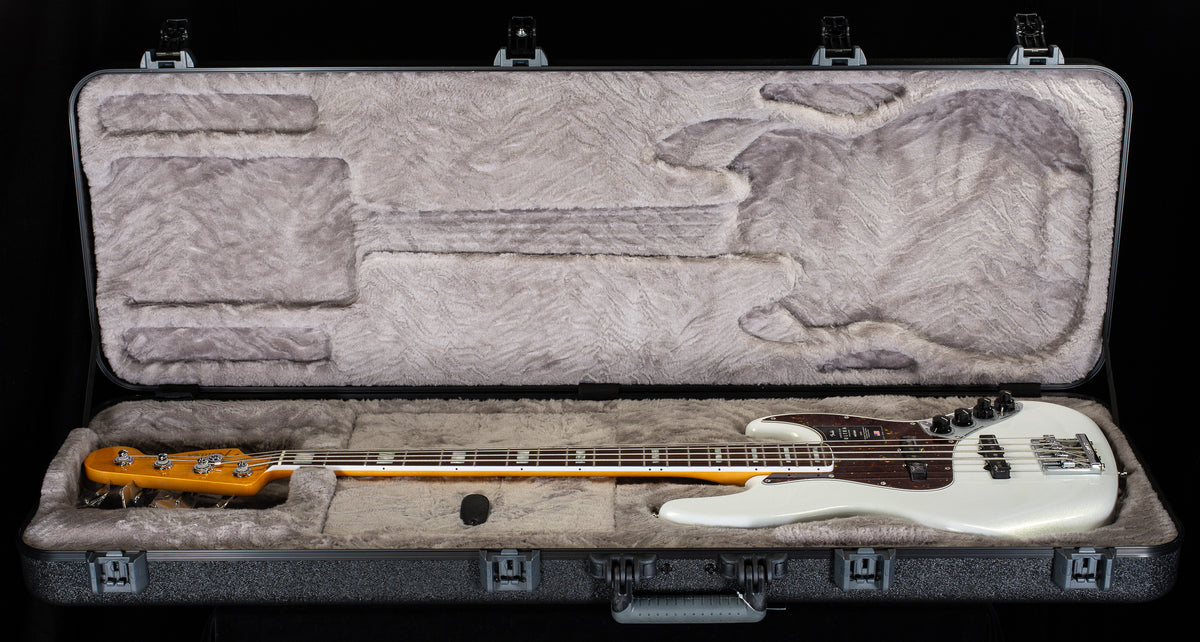 Fender American Ultra Jazz Bass Rosewood Fingerboard Arctic Pearl (631)