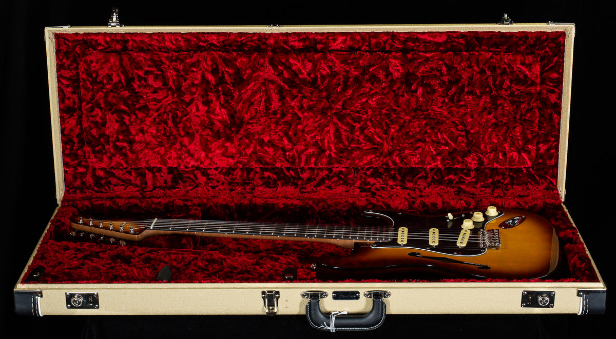 Fender Limited Edition Suona Stratocaster Thinline Ebony Fingerboard Violin Burst (805)