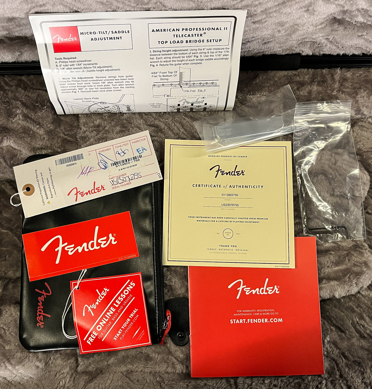 Fender American Professional II Telecaster Roasted Maple Fingerboard Butterscotch Blonde (755)
