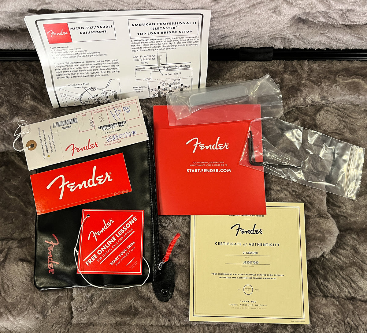 Fender American Professional II Telecaster Roasted Maple Fingerboard Butterscotch Blonde (090)