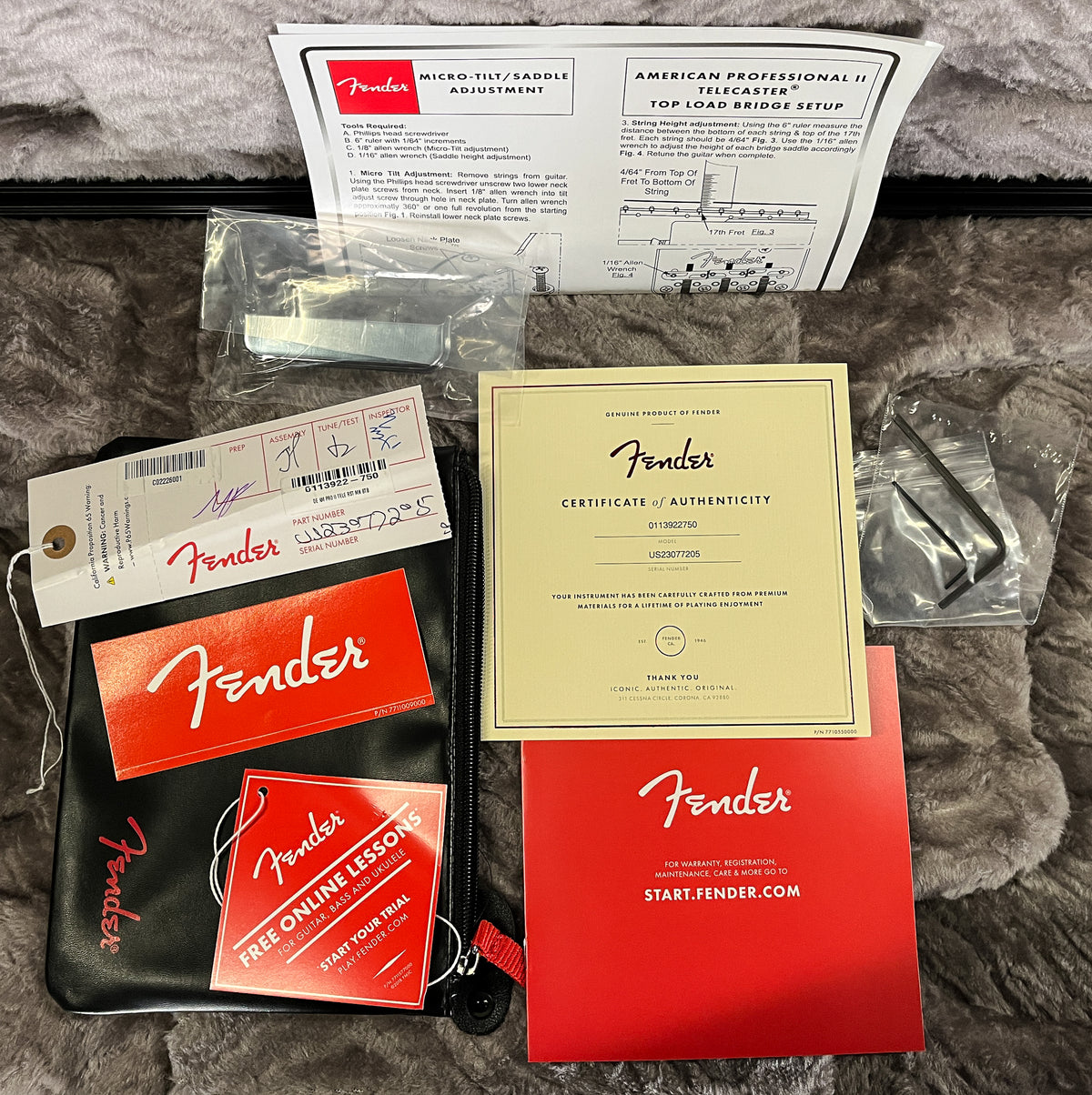 Fender American Professional II Telecaster Roasted Maple Fingerboard Butterscotch Blonde (205)