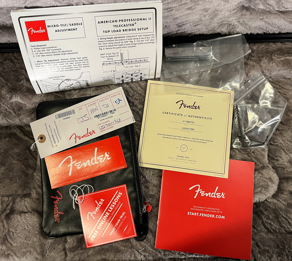 Fender American Professional II Telecaster Roasted Maple Fingerboard Butterscotch Blonde (368)