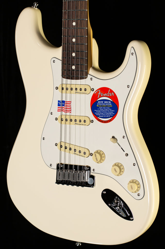 Fender Jeff Beck Stratocaster Rosewood Fingerboard Olympic White