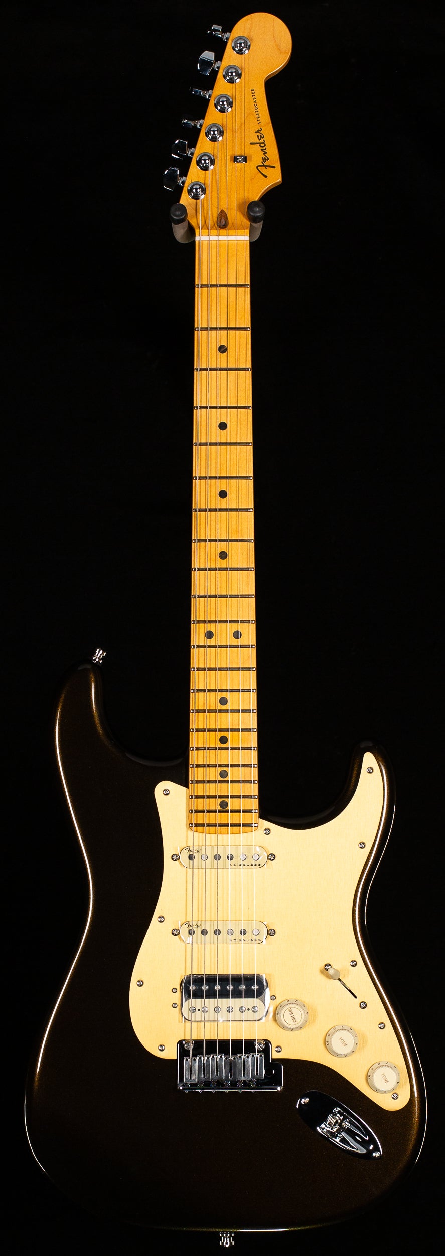 Fender American Ultra Stratocaster HSS Maple Fingerboard Texas Tea (914)