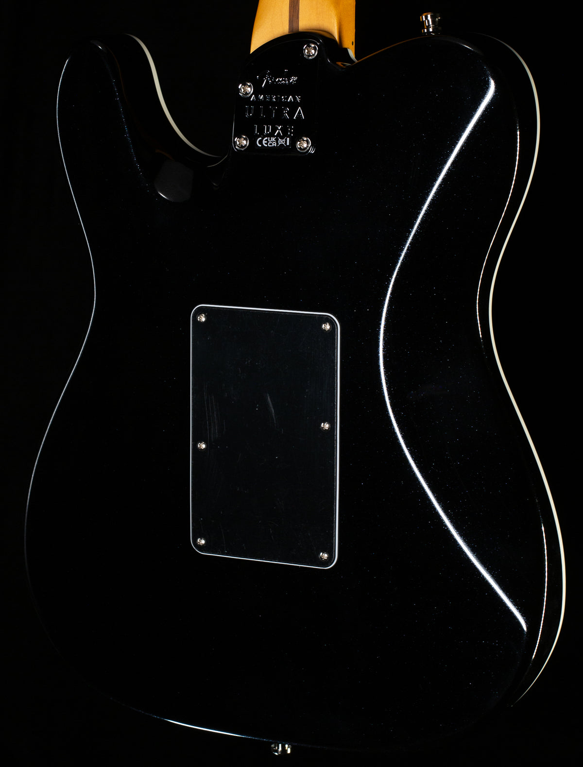 Fender American Ultra Luxe Telecaster Floyd Rose HH Maple Fingerboard Mystic Black (868)