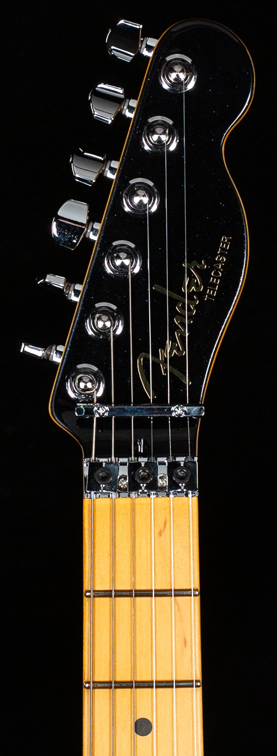 Fender American Ultra Luxe Telecaster Floyd Rose HH Maple Fingerboard Mystic Black (868)