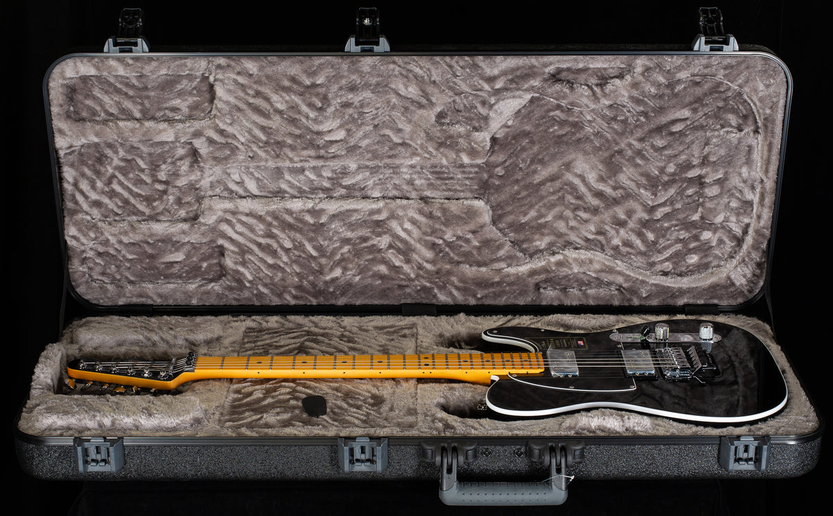 Fender American Ultra Luxe Telecaster Floyd Rose HH Maple Fingerboard Mystic Black (868)