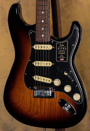 2023 Fender American Ultra Luxe Stratocaster 2 Color Sunburst