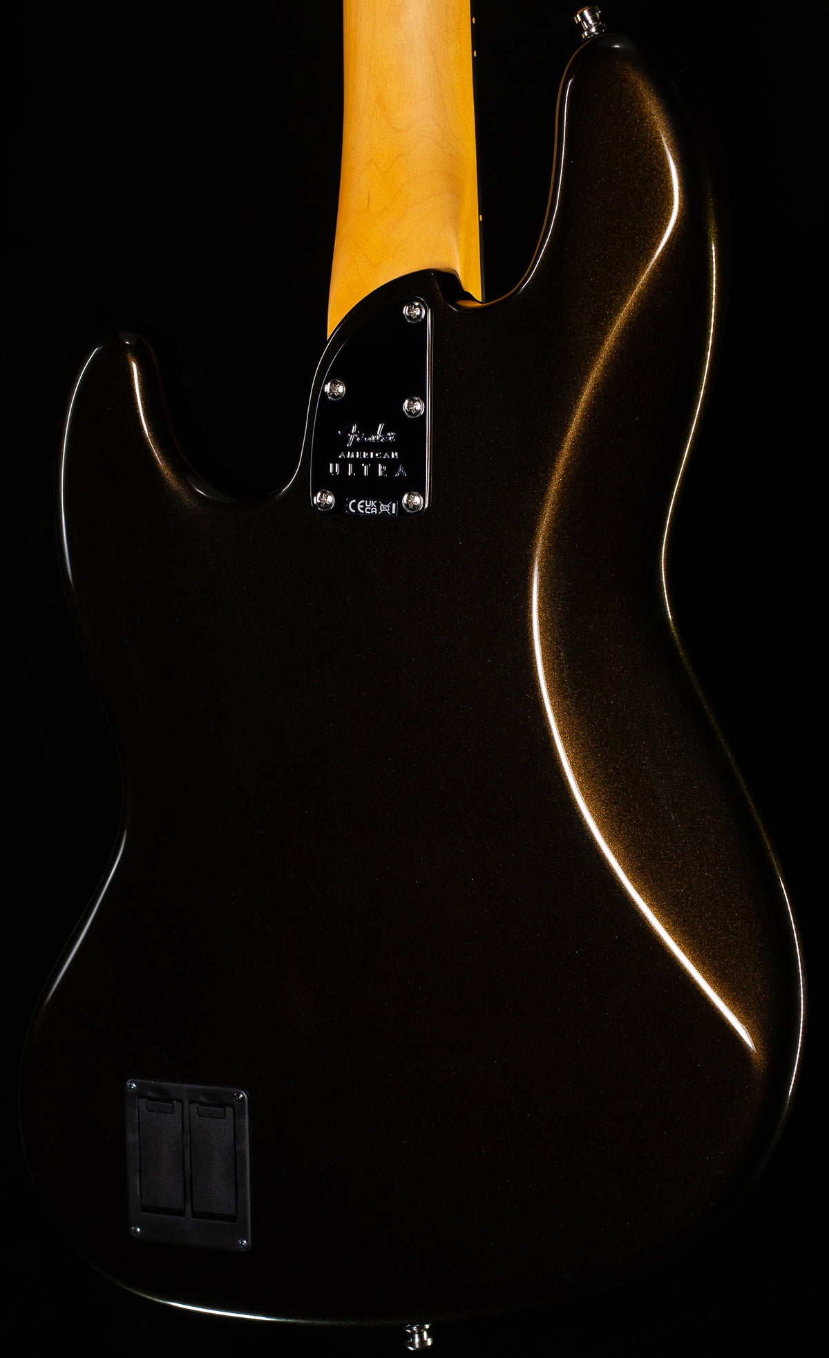 Fender American Ultra Jazz Bass Maple Fingerboard Texas Tea (908)