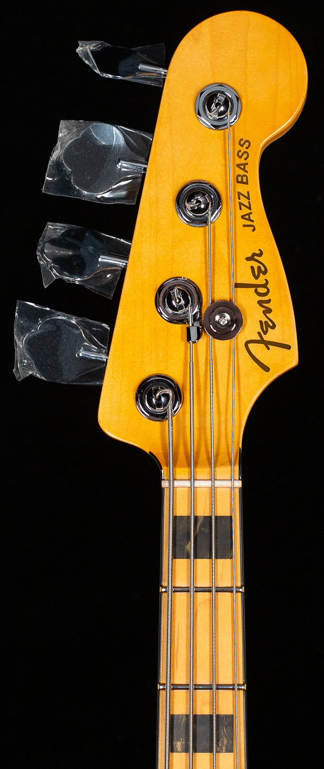 Fender American Ultra Jazz Bass Maple Fingerboard Texas Tea (908)