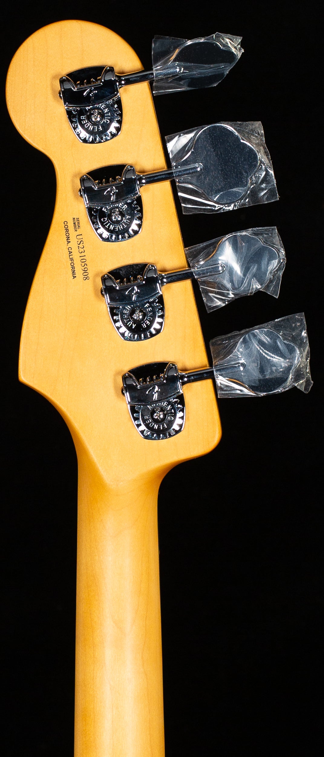 Fender American Ultra Jazz Bass Maple Fingerboard Texas Tea (908)